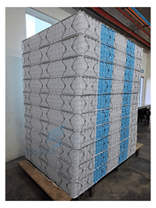 Pocket Spring Coils Gray and Blue Plastic Coil <b>Mattress</b> Springs for <b>Sofa</b> and <b>Mattress</b> Use - Product Image 5