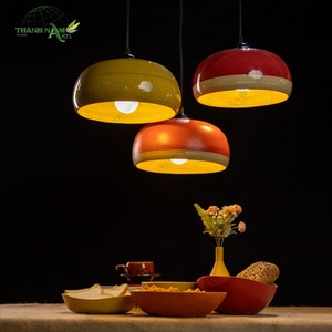 Abat-jour en bambou tissé de luxe, lampe suspendue en bambou faite à la main, éclairage écologique pour la maison, l'hôtel, le restaurant - Product Image 2