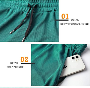 <b>Mens</b> Athletic <b>Compression</b> <b>Shorts</b> with Elastic Waist Solid Canvas Custom Branding Quick Dry Gym Workout <b>Shorts</b> for Running - Product Image 5