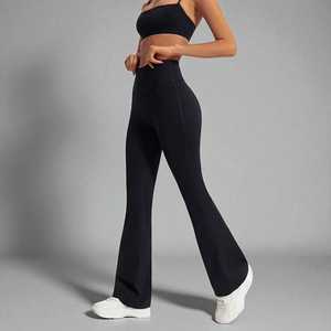 Leggings confortables pour femmes, pantalons extensibles à taille haute pour l'exercice, la marche, la relaxation, les vêtements décontractés et les activités quotidiennes - Product Image 1
