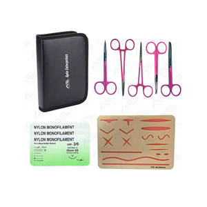 Instruments médicaux Science médicale Kits de pratique de suture en silicone Modèle de mannequin anatomique réaliste avec tampon de suture durable - Product Image 1