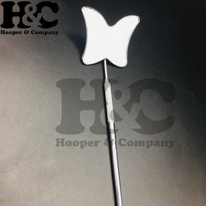 Miroirs à cils papillon avec logo personnalisé Nouveau design Miroir cosmétique en acier inoxydable Emballage élégant Extensions de cils personnalisées - Product Image 5