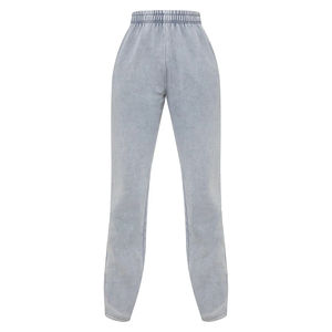 Jogging pour femmes de style streetwear, de qualité supérieure, effet délavé, tissu respirant et confortable, en vente - Product Image 5