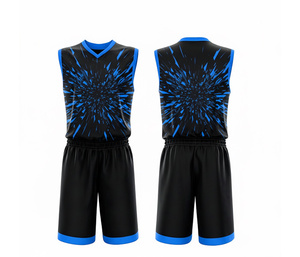 Professional Basketball Uniform Sublimated Jersey Shorts Custom Design for Dry Breathable Polyester For <b>Men</b> Women - Product Image 3