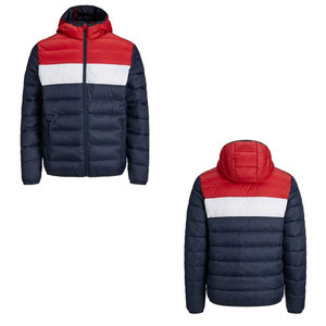 Chaquetas acolchadas para hombre con diseño de cuello con capucha estilo streetwear, material a prueba de viento y de secado rápido. - Product Image 3