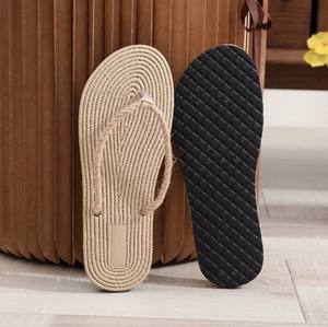 Sandalias de Jacinto de Agua Estilo 2026, Tejidas a Mano, Naturales, para Playa, Verano, Proveedor - Product Image 6