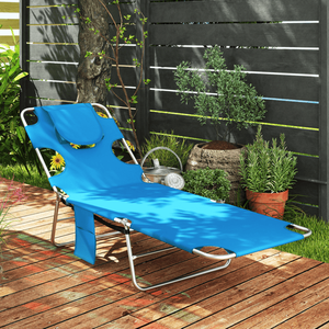Recliner Sun Lounger for Comfortable Outdoor Relaxation - Product Image 1