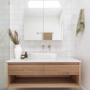 Tocador de baño moderno de lujo de JY Vietnam completamente ensamblado hecho de madera contrachapada de madera dura de alta calidad y carcasa de MDF - Product Image 6