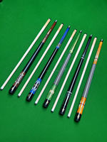 Queue de billard économique en bois d'érable pour jeu de 9 boules, 19 oz, 147 cm, avec pointe de 13 mm, joint Uniloc en acier inoxydable, poignée en cuir peint