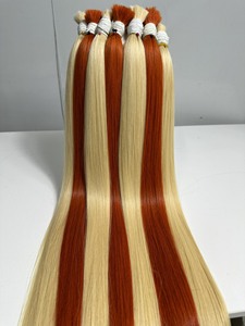 Usine Directe Pas Cher Vague Droite Afro Curl Lâche Profonde En Vrac Extensions De Cheveux Humains en Vrac Avantage En Gros - Product Image 2