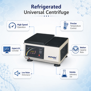 Centrífuga Refrigerada Universal |   Centrífuga de Laboratorio Digital LCD de Alta Velocidad con 1 Rotor y Sistema de Control Preciso de Temperatura - Product Image 5