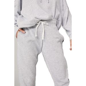 Bon marché Prix Spandex/Polyester Respirant Écologique Séchage rapide Hiver Active Wear Pantalon de survêtement pour les femmes Vente Jogging empilé - Product Image 2