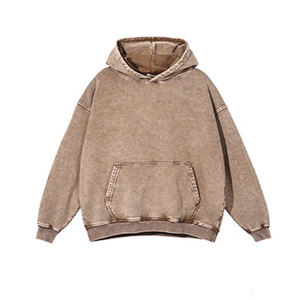 Sudadera personalizada al por mayor con lavado vintage para marcas de streetwear estadounidenses con etiqueta privada de un proveedor de sudaderas - Product Image 4