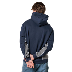 Sweat-shirt à capuche personnalisé pour homme, coupe classique, poche kangourou, impression de texte sur le devant, style streetwear, 100% coton molletonné - Product Image 2
