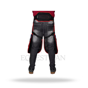 Farrier Leather Apron Horse Hoof Trimming Apron Split Leg Farrier <b>Chaps</b> with Tool Pockets - Product Image 4