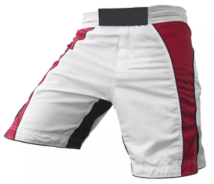Shorts de MMA imprimés numériquement de haute qualité pour hommes avec logo personnalisé, polyester/coton, séchage rapide, respirant, prix bas, vente en ligne - Product Image 6