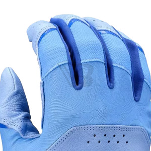 Gants de baseball professionnels en cuir pour hommes, personnalisables, imperméables, à doigts fendus, pour l'extérieur et le softball - Product Image 5