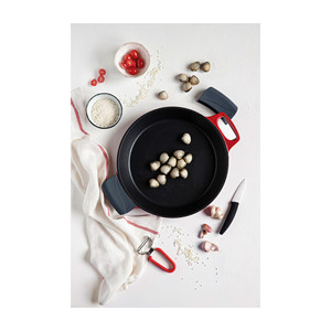 Padella per paella da 28 cm antiaderente per uso su fornello e forno - Product Image 4