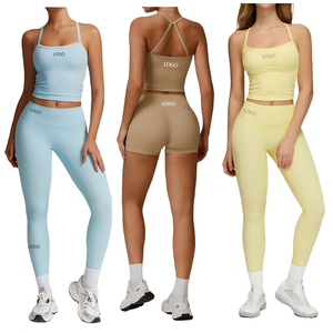 Conjunto de Yoga para mujer, ropa de gimnasio para entrenamiento, conjunto de Yoga transpirable para mujer, conjuntos de Yoga de nailon para adultos - Product Image 1