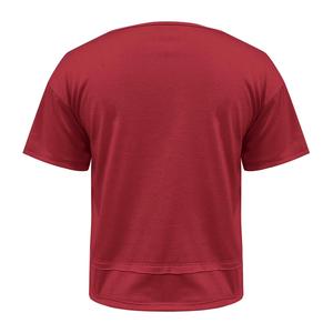 Camisetas de Talla Grande con Hombros Caídos y Manga Corta para Mujer, Estilo Casual de Verano, Cuello Redondo, Color Sólido, de Bangladesh Apparel - Product Image 2