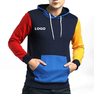 Ensemble de sweats à capuche rayés pour homme, avec logo personnalisé, en coton, manches longues et pull sport - Product Image 1