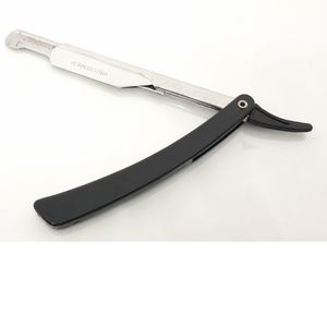 Taiwan Black Ustra Stainless Steel Straight Shaving Razor for Barber & Home Use <b>Men</b> & Women - Product Image 1
