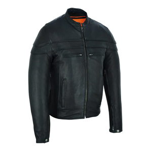 Wholesale Custom Design Men Leather <b>Jacket</b> Hot Selling High Quality <b>Light</b> Weight Men Leather <b>Jacket</b> - Product Image 3