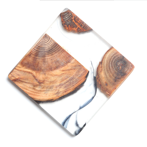 Wood and resin <b>table</b> <b>coasters</b> customized beautiful design - Product Image 4