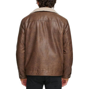 Veste en cuir pour homme, nouvelle mode, coupe-vent, best-seller - Product Image 4