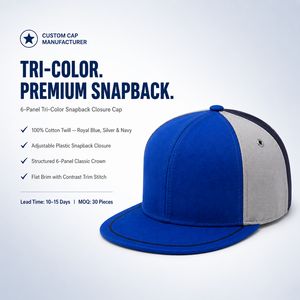 Casquette de baseball snapback 5 panneaux en coton ciré, combinaison de couleurs personnalisée, étiquette privée, vente en gros, sangle à boucle métallique, équipes sportives 3D - Product Image 3