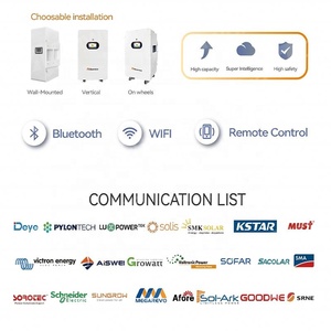 ระบบแบตเตอรี่ลิเธียมไอออนเก็บพลังงานแสงอาทิตย์15kWh 5kWh 10kWh 48โวลต์51.2โวลต์แบตเตอรี่ลิเธียมไอออนพลังงานครัวเรือน - Product Image 2