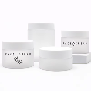 Cosmetic Jars Wholesale from Vietnam <b>Body</b> <b>Scrub</b> Cream with Lid Frosted White PET Jars 4oz 100ml 120ml 150ml Capacity Pavico - Product Image 4