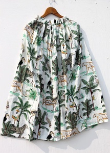 กระโปรงยาวผ้าฝ้ายผู้หญิงแบบใหม่ กระโปรงวินเทจ ผ้าฝ้าย 100% เอวยางยืด กระโปรงยาวทรงแม็กซี่สำหรับผู้หญิง - Product Image 5