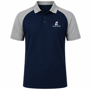 เสื้อโปโลชายแบบสองสีสั่งทำพิเศษ พร้อมปักโลโก้ ผ้าโพลีเอสเตอร์คอตตอนคุณภาพพรีเมียม เสื้อกอล์ฟ ชุดยูนิฟอร์มบริษัท เสื้อทำงานลำลอง - Product Image 2