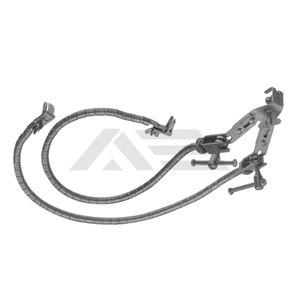 Leyla Brain Retractor Juego completo de un solo brazo Instrumento neuroquirúrgico recubierto de oro y negro para retracción craneal de precisión - Product Image 4