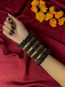 Factory Direct Sales Round Shaped Glass Bangles <b>Sets</b> Islamic Religious Women's Churiyan <b>Sets</b> for Adults <b>Indian</b> Bangles Jewelry - Product Image 3