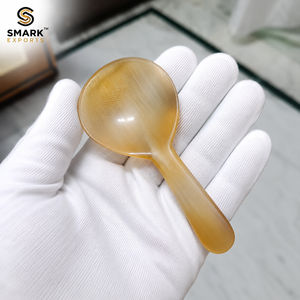 Cuillère en corne de buffle naturelle de qualité supérieure, faite à la main, écologique, polie, ustensile de service pour la table de cuisine de luxe - Product Image 6