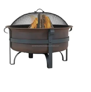 เหล็กทรงกลมสำหรับตั้งแคมป์นอกลานสวนหลังบ้านกองไฟกลางแจ้งเผาไม้ - Product Image 6