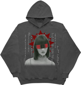 Custom Streetwear French Terry Thick DTG Graphic Print Logo Mens Pull Over Hoodies Wide Cut Gothic Print Hoodie for Men - Product Image 5