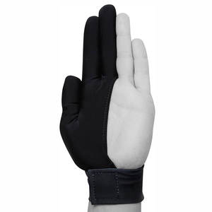 Gants de billard professionnels unisexes respirants en matière douce et très élastique avec sangle de poignet réglable antidérapante pour droitier - Product Image 6