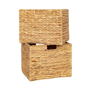Vietnam Manufacturer Eco Friendly Handmade Water Hyacinth <b>Basket</b> Wholesale Sustainable Woven <b>Storage</b> <b>Baskets</b> - Product Image 4