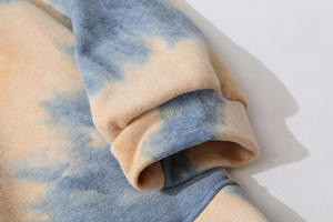 Sweat-shirts classiques unisexe à col rond, personnalisables avec logo tie-dye, 450 GSM, haute qualité, vente en gros d'usine pour la saison hivernale - Product Image 2