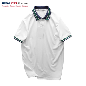 เสื้อโปโลแขนสั้นลำลองสำหรับผู้ชายปักลายกอล์ฟและเทนนิสผ้าถักแบบยืดระบายอากาศได้ดีสำหรับโปโล - Product Image 1