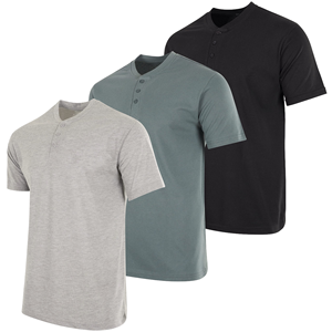เสื้อยืดแขนสั้นทรงสปอร์ตสำหรับผู้ชาย ผ้าถักลายโพลีเอสเตอร์/คอตตอน สีดำล้วน ซักแล้ว น้ำหนัก 180 กรัม ผ้าหนา MOQ ต่ำ - Product Image 6