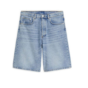 Shorts en jean Y2K pour hommes, délavés à l'acide, logo personnalisé, prix d'usine, faible MOQ, style streetwear, 100% coton, écologiques - Product Image 1