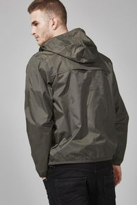 Chaqueta Cortavientos Personalizada para Hombre, Chaqueta Cortavientos Ligera con Capucha, Tejido Ecológico Impermeable para Invierno - Product Image 3