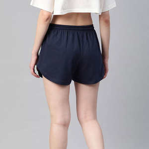 Shorts Deportivos para Mujer, Color Azul Marino, con Cordón Ajustable, Transpirables, de Secado Rápido, Cintura Elástica, para Gimnasio, Entrenamiento, Ropa Deportiva de Verano - Product Image 3