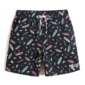 Pantalones Cortos de Playa Personalizados de Alta Calidad para Hombre, Talla Grande, Secado Rápido, Transpirables, Ecológicos, Estilo Urbano, Estampados, con Cordón Ajustable - Product Image 1
