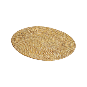 Set de table ovale en rotin tressé écologique de haute qualité, broderie artisanale, couleur et logo personnalisables, pour mariage et repas à domicile - Product Image 3