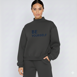 Sweat-shirt à col haut pour femme, hiver, doublure en polaire épaisse, décontracté, directement de l'usine - Product Image 1